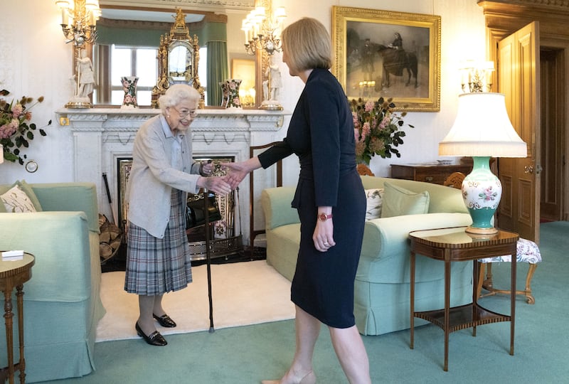 The Queen appointed Liz Truss prime minister at Balmoral Castle in Scotland