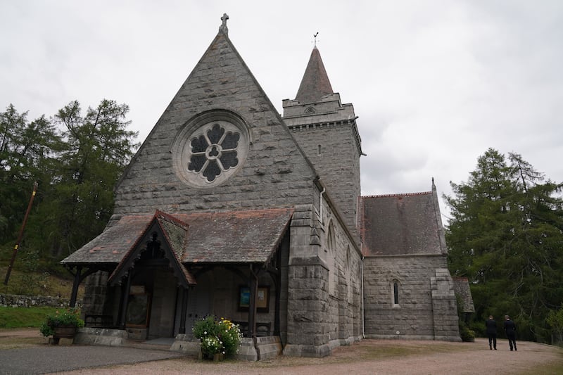 A view of Crathie Kirk, Balmoral in Scotland