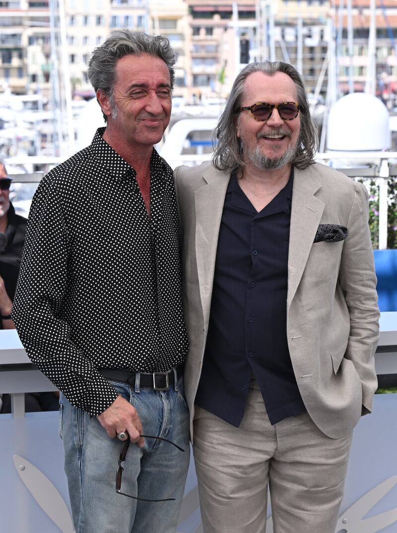 Paolo Sorrentino and Gary Oldman