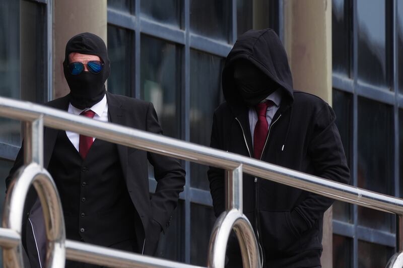 Daniel Graham, left, and Adam Carruthers were appearing at Newcastle Magistrates’ Court