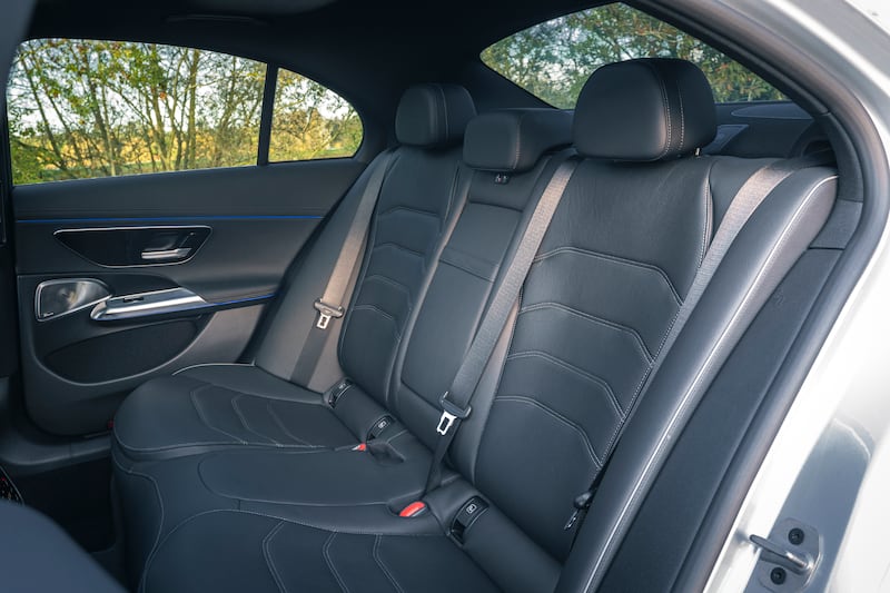 The rear seats provide ample space for passengers