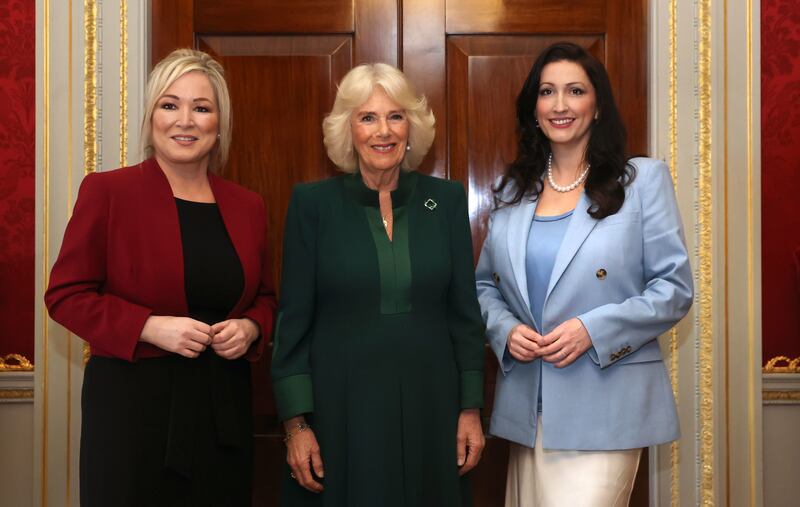 Michelle O’Neill and Emma Little-Pengelly met the Queen earlier in the week