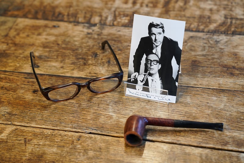 Glasses and a pipe belonging to Eric Morecambe went on sale