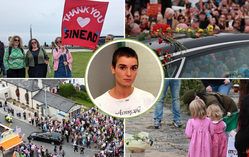 The funeral for Irish singer Sinéad O'Connor is being held today in Co. Wicklow, where she once resided in Bray along the seafront. 