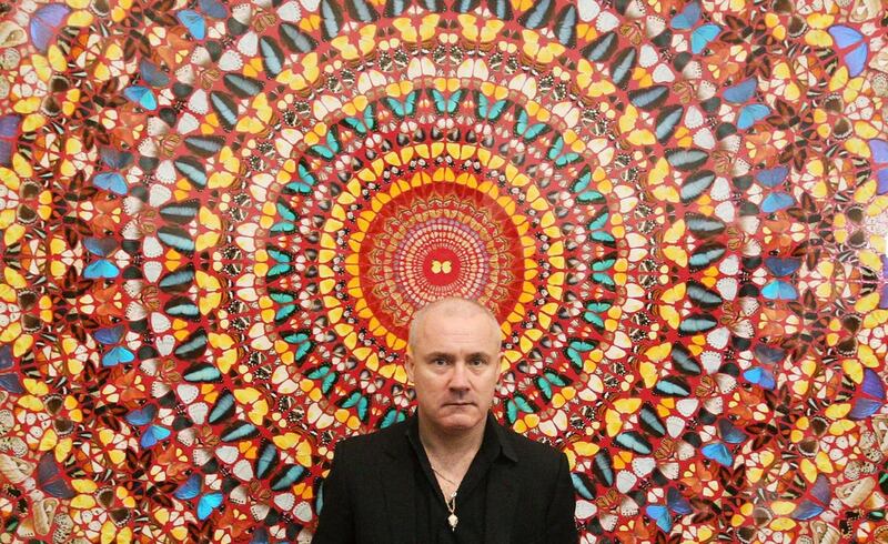 Artist Damien Hirst 