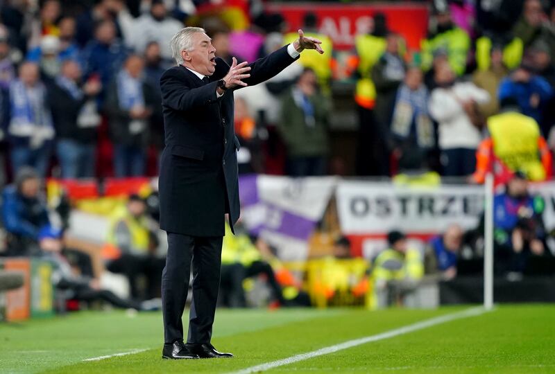 Real Madrid manager Carlo Ancelotti tried to take the result on the chin