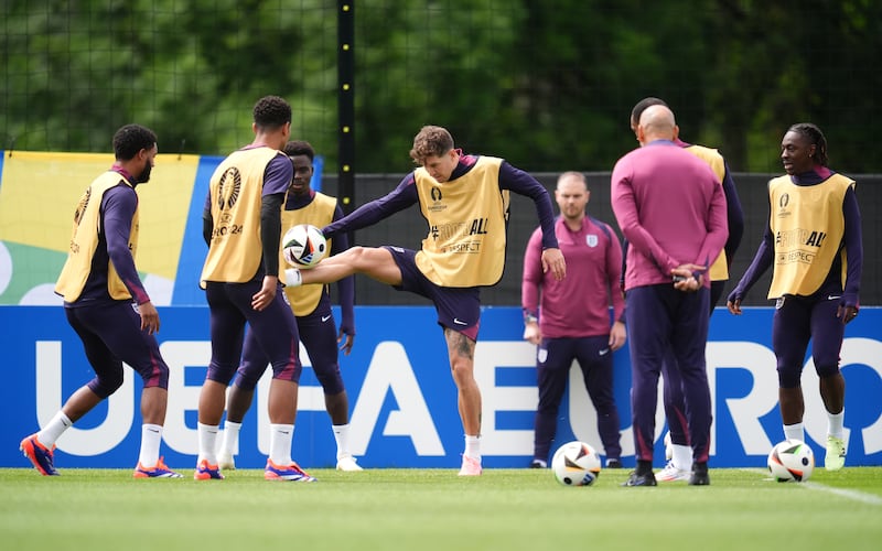 John Stones, centre, has shrugged off illness and injury