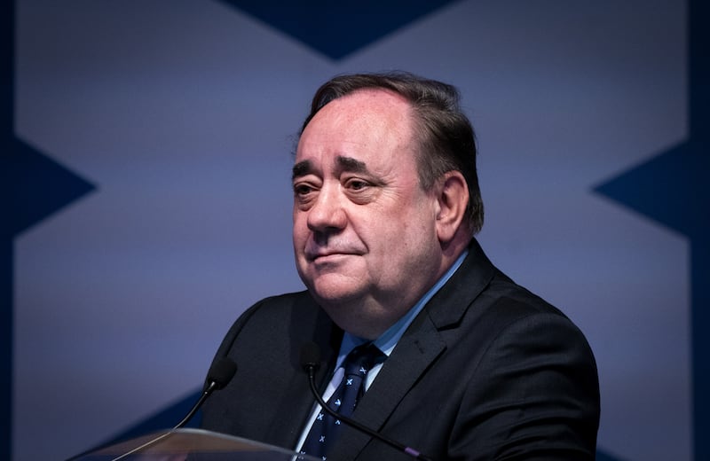 Alex Salmond died during a visit to North Macedonia