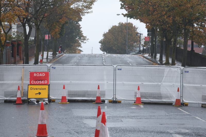 Boyne Bridge closure. PICTURE: MAL MCCANN