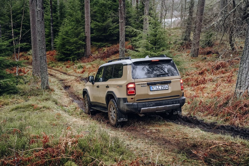 The Land Cruiser is equipped with a full suite of off-road technology