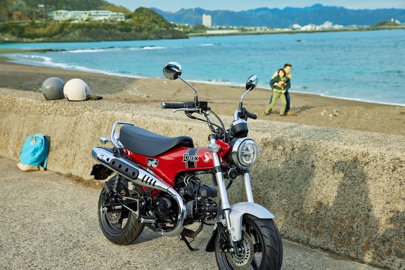 The Dax is one of the smallest bikes in the Honda range