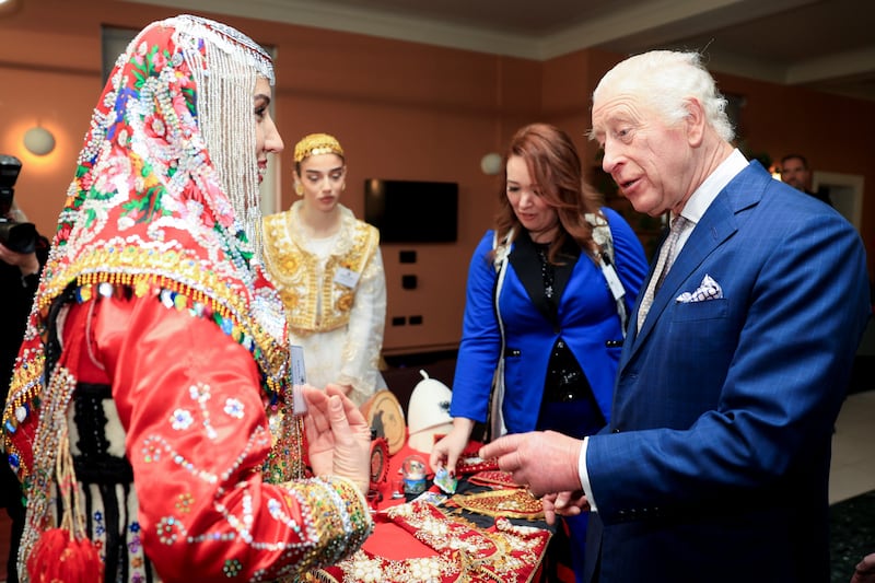 The royal couple attended a reception in celebration of community cohesion