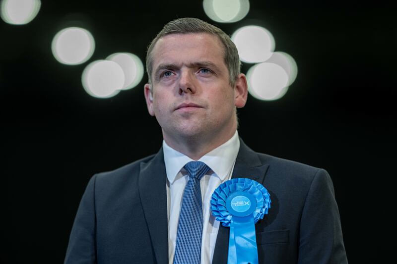 Douglas Ross stood for the Aberdeenshire North and Moray East seat in Mr Duguid’s place, but lost to the SNP