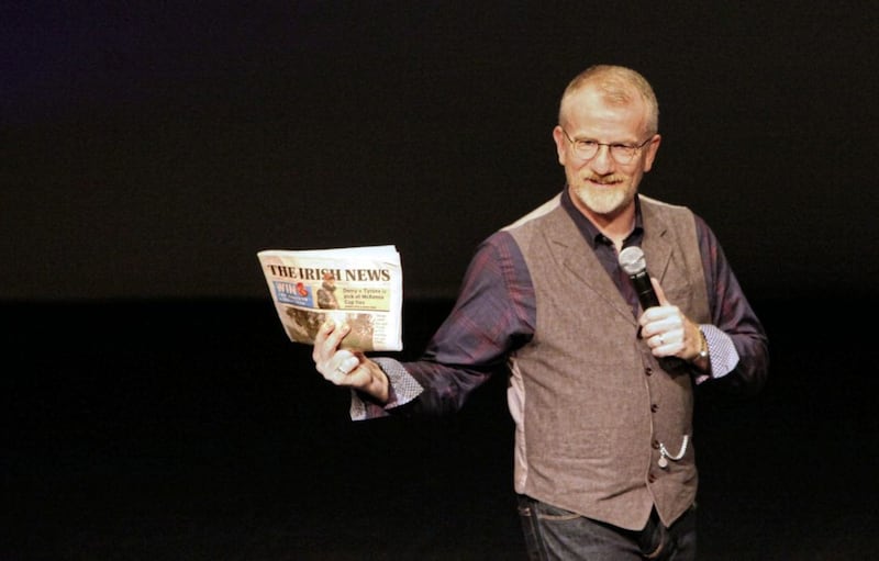 Stand-up comedian and Irish News columnist Jake O&#39;Kane. Picture by Ann McManus 