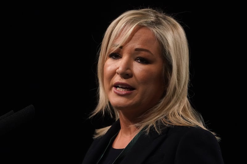 Sinn Fein vice president Michelle O’Neill (Brian Lawless/PA)