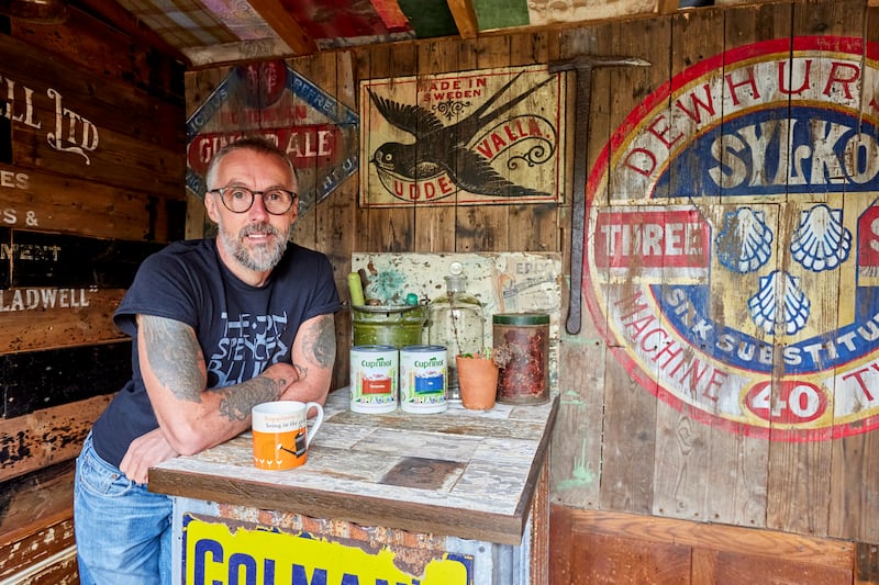 Wayne Dawber also won the Unexpected/Unique category for his shed’s unusual design (Cuprinol)