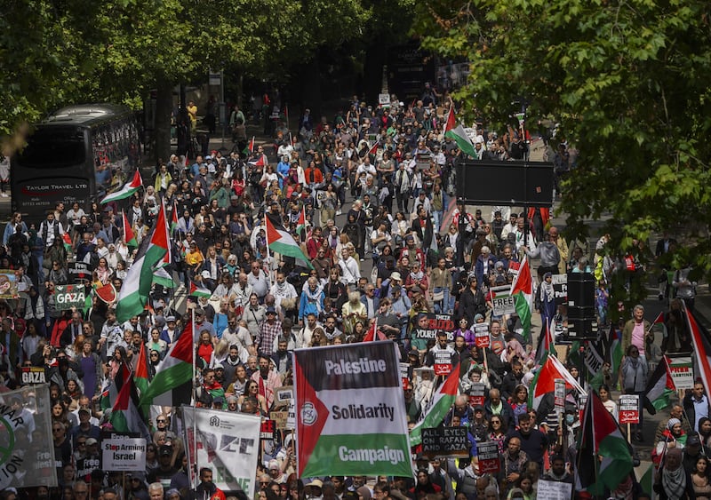 Thousands took part in the march