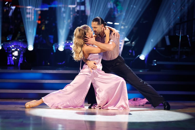 Zara McDermott and Graziano Di Prima on Strictly Come Dancing