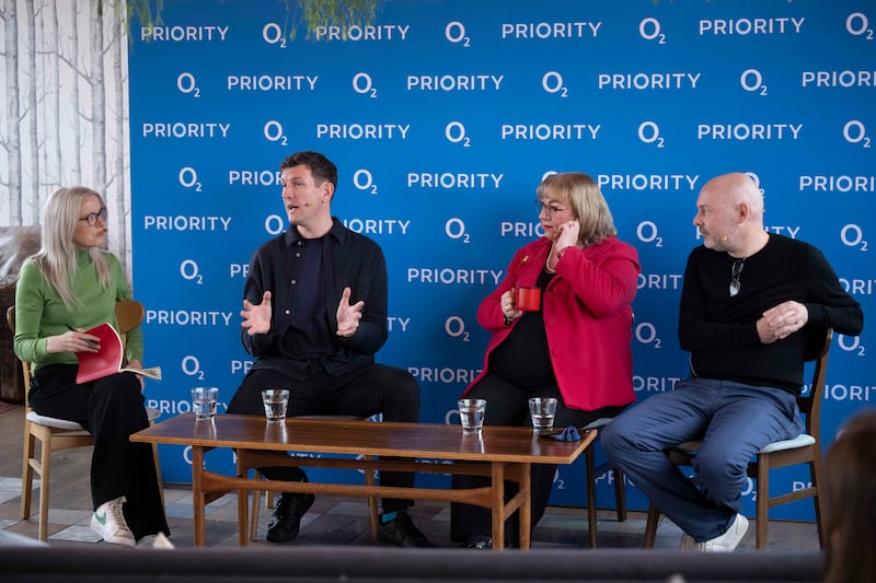 pic L to R: Former BBC Radio 1 presenter Sinead Garvan, Gareth Griffiths, director of partnerships and sponsorship at Virgin Media O2, Sharon Hodgson, Labour MP for Washington and Gateshead South and chairwoman of the All Party Parliamentary Group on Ticket Abuse and Adam Webb, campaign manager at FanFair Alliance.