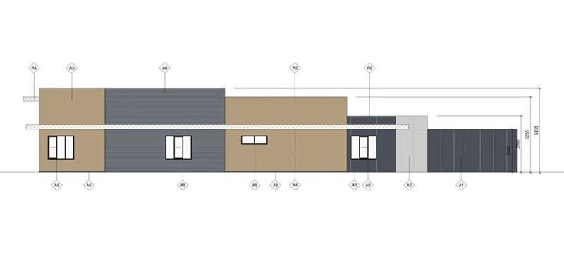 The planning drawing for the new Magherafelt drive through. 