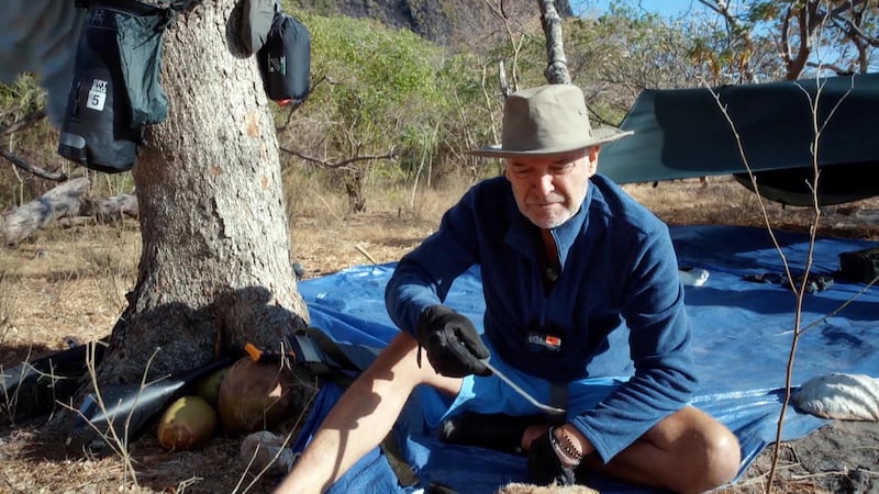 Phillip Schofield on an island off the coast of Madagascar, on Channel 5’s Cast Away. (Channel 5 Broadcasting Limited/Burning Bright Productions)