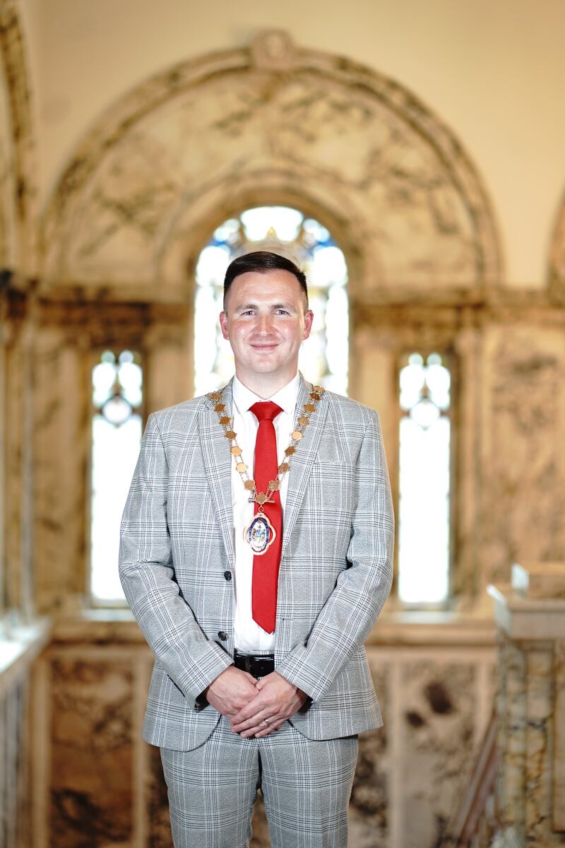 New deputy Lord Mayor of Belfast, Andrew McCormick.