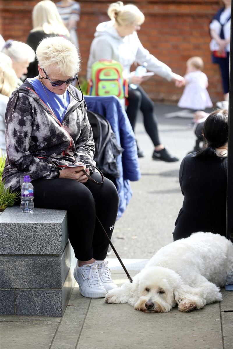 Day one of the Clonard Novena in west Belfast. Picture Mal McCann. 