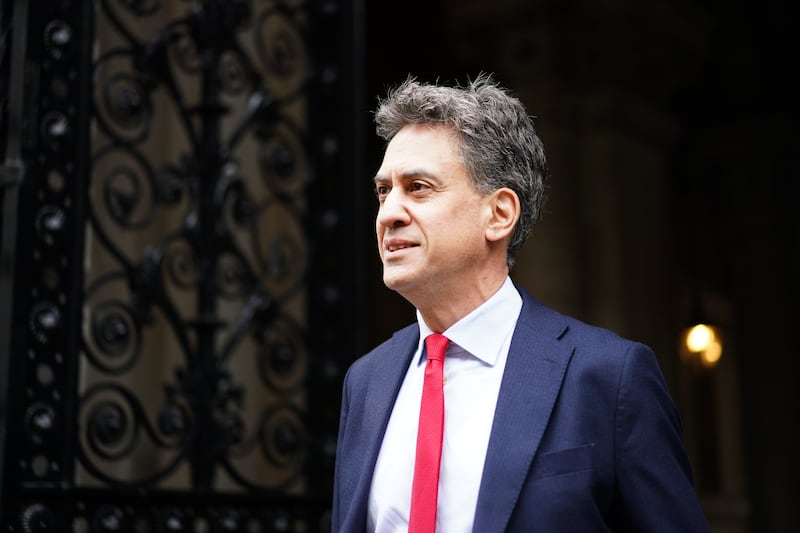 Energy Security and Net Zero Secretary Ed Miliband asked the committee for guidance