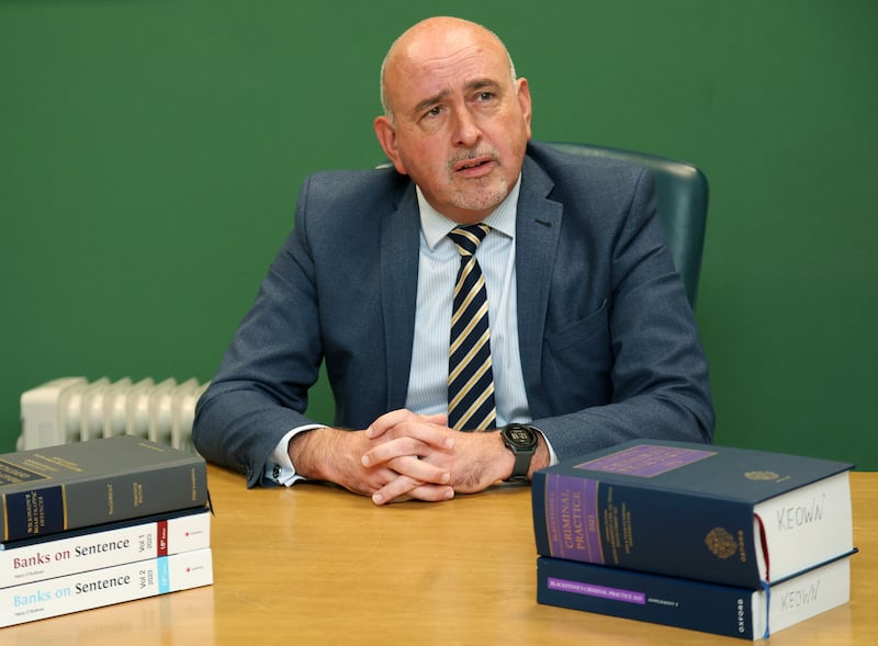 Presiding District Judge Steven Keown at Laganside Courts in Belfast.
PICTURE COLM LENAGHAN