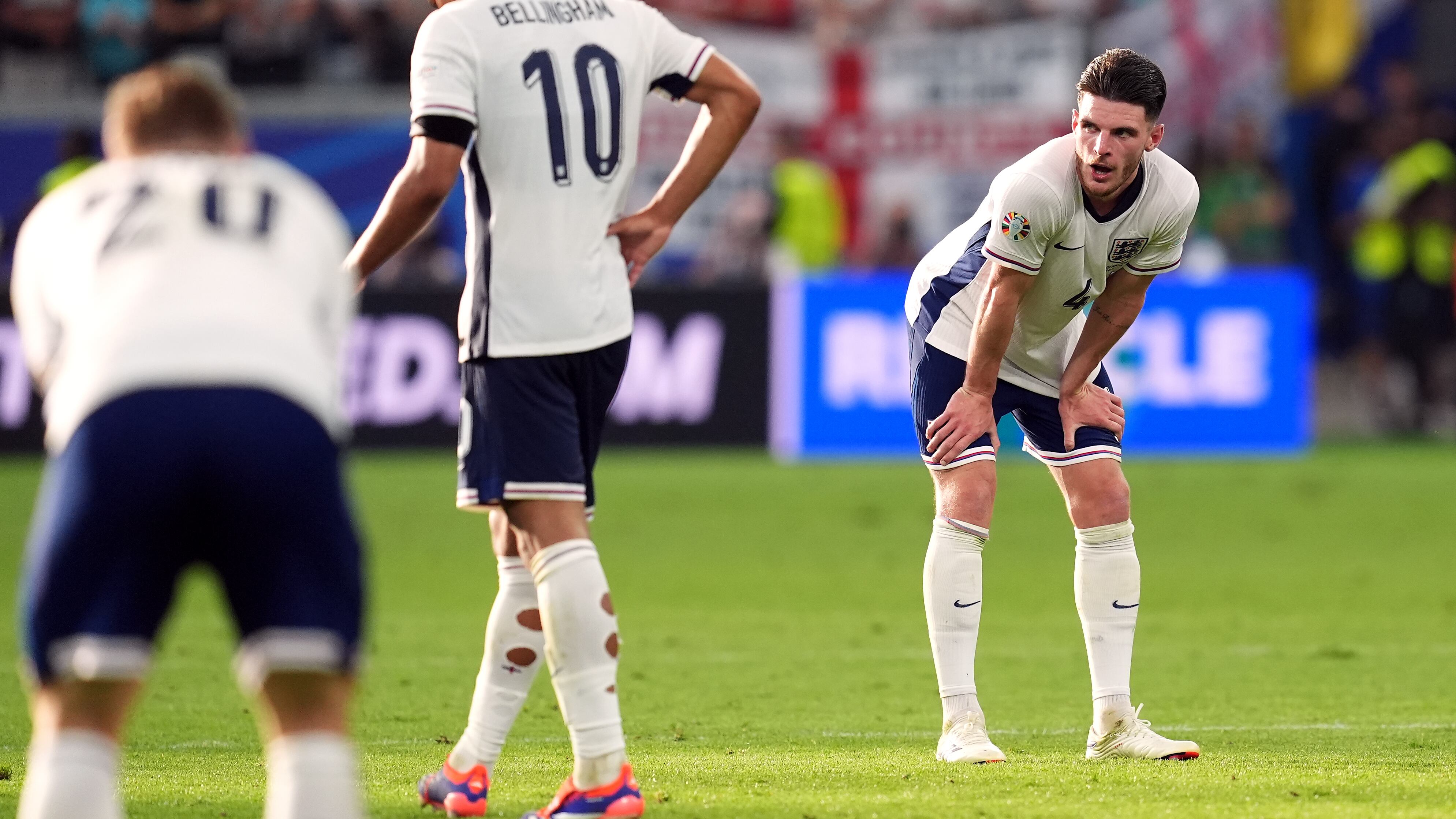England struggled throughout their draw with Denamrk in Frankfurt