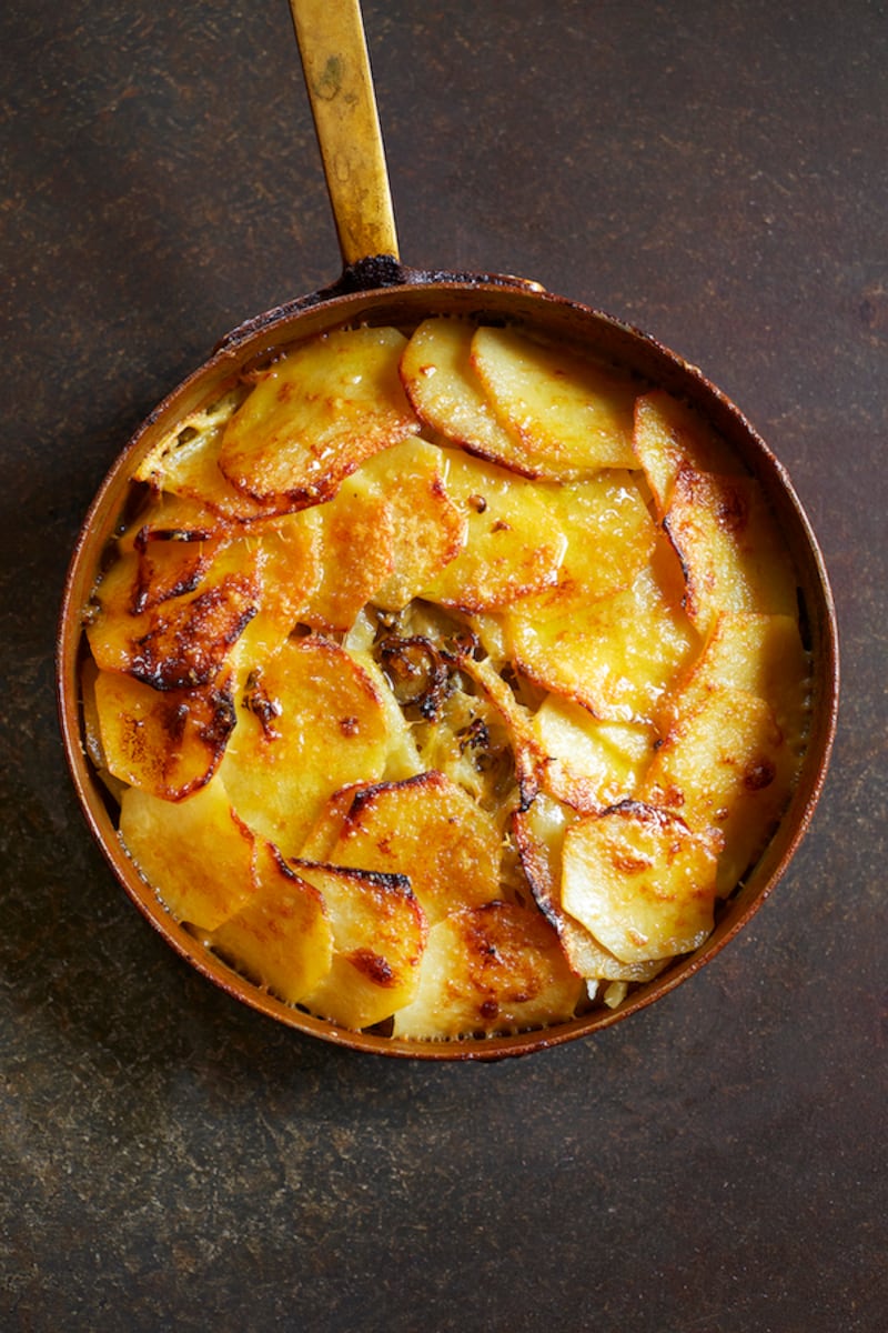 Potato and Fennel Gratin. Recipe taken from Niall McKenna's new cookbook What's it all About?