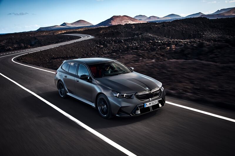 The new M5 is a great all rounder and is available as a Touring estate. (BMW)