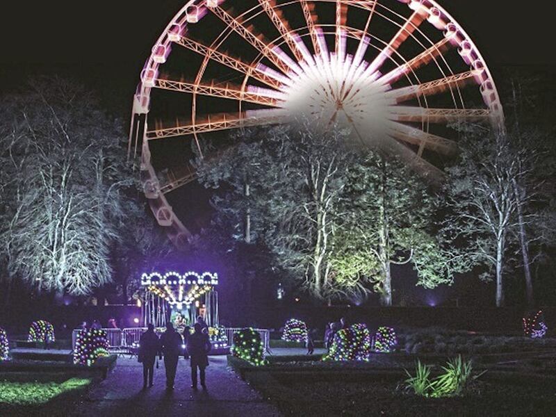 Get a better view of Antrim from the 40m ferris wheel in Antrim Castle Gardens from Saturday December 9 