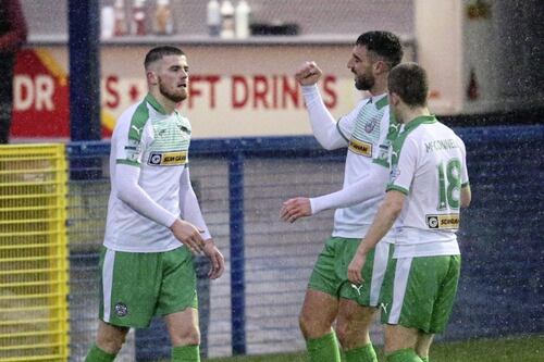 Cliftonville hold their heads in Storm Deirdre to defeat Ards  