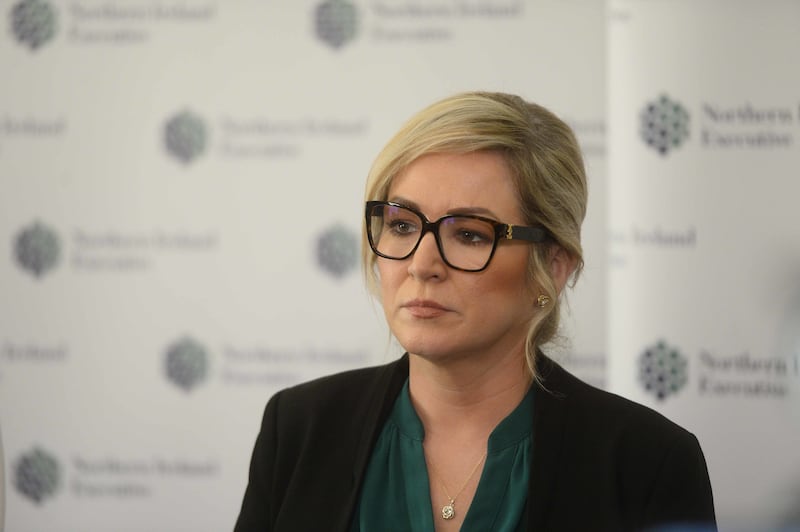 First Minister for Northern Ireland Michelle O’Neill said work is being done across Northern Ireland to restore power after the storm