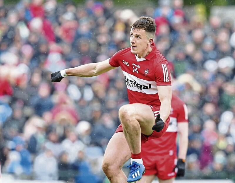 Shane McGuigan would be in the Player of the Year shake-up had Derry reached an All-Ireland final Picture: Margaret McLaughlin. 