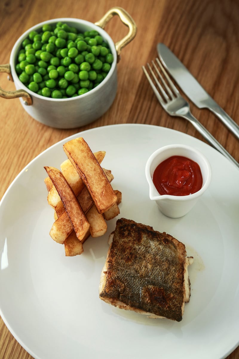 Niall McKenna’s baked fish with chips