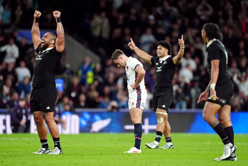 George Ford was unable to convert a late penalty or drop goal in England’s defeat to New Zealand