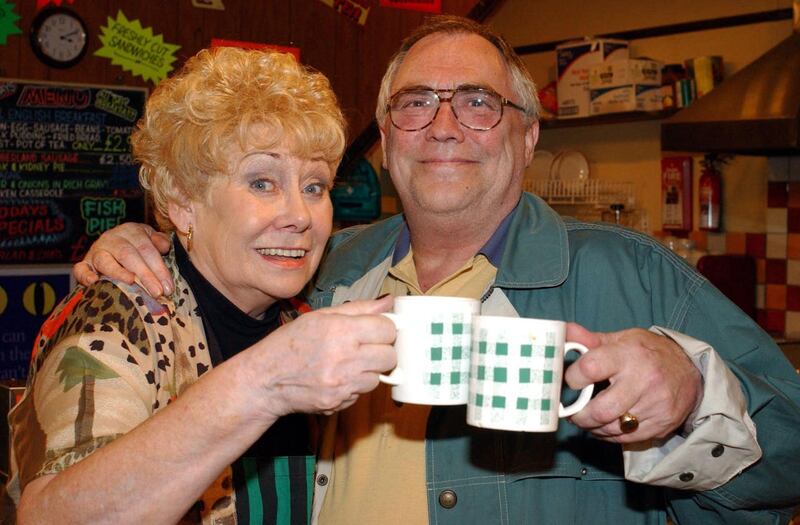 Bill Tarmey and Liz Dawn