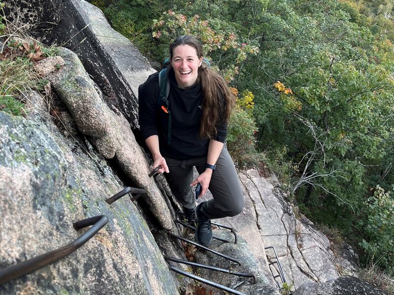 Captain Rebecca M Lobach had served as an army aviation officer since July 2019 (US Army via AP)