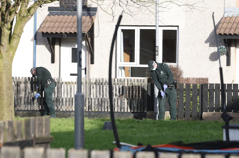 Police conduct searches in Coleraine