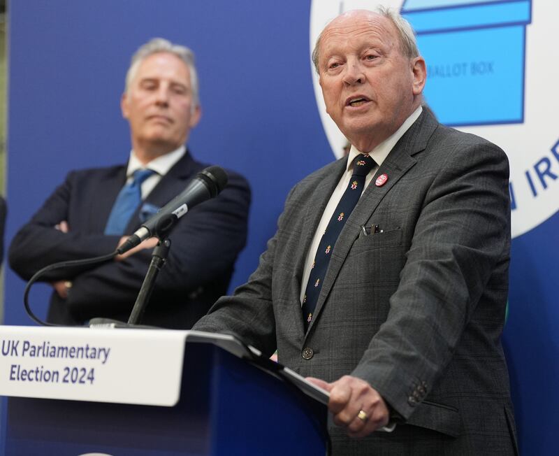 Jim Allister of the TUV is Elected in the North Antrim Constituency