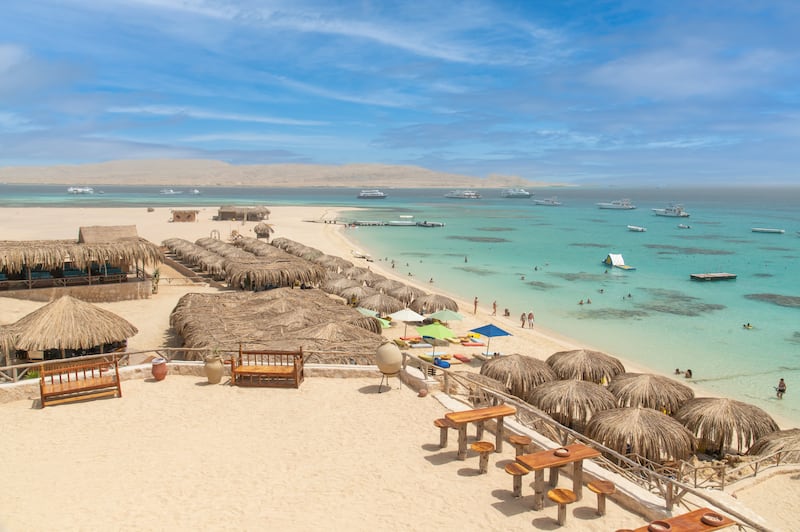 Mahmya resort is located on Big Gifton Island off the shore of Hurghada