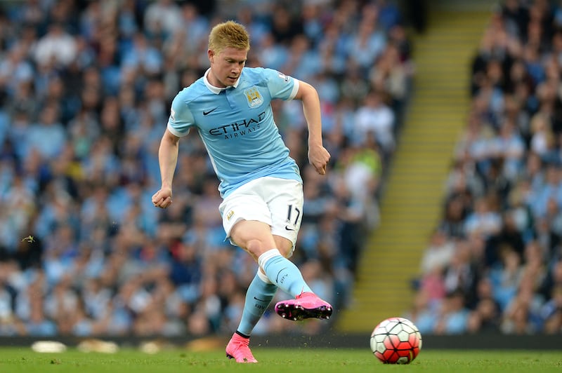 De Bruyne joined City in 2015