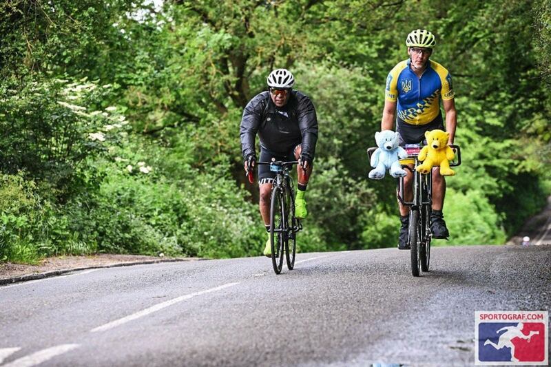 Tom Harrison, a former police officer, will cycle 1,300 miles to Ukraine to raise money for a charity helping displaced Ukrainians (Sportograf)