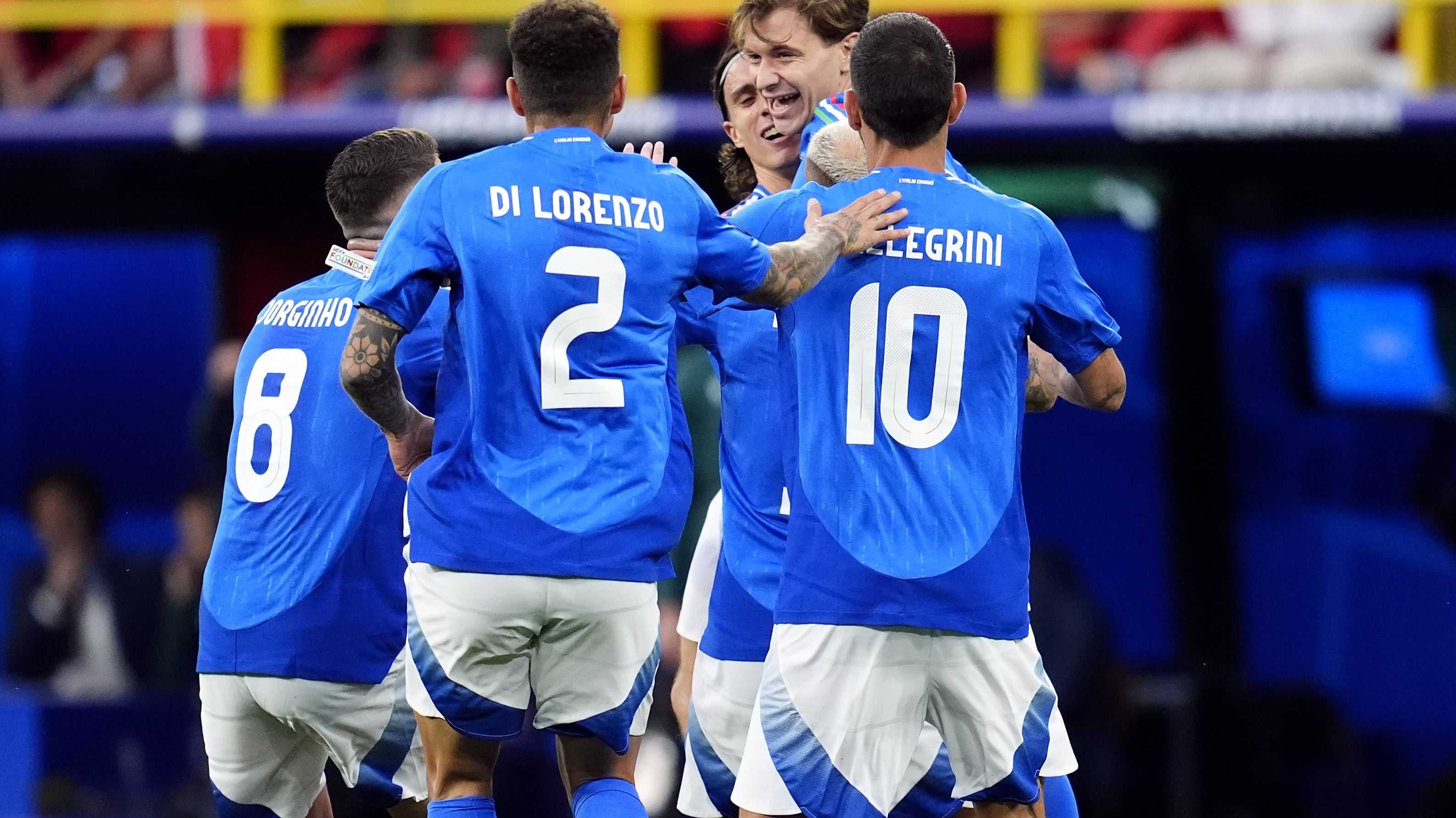 Nicolo Barella scored Italy’s winning goal against Albania