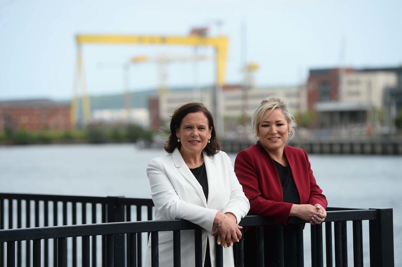 Mary Lou McDonald and Michelle O’Neill have said that Irish unity is within ‘touching distance’