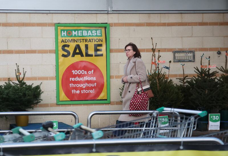 The Homebase store on Boucher Road in Belfast.
PICTURE COLM LENAGHAN