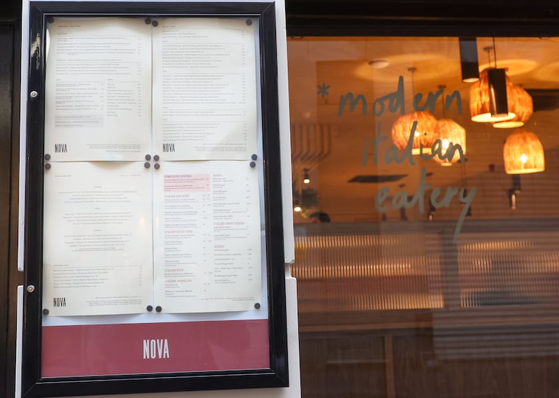 Eating Out.
Nova on Callender Street Belfast.
PICTURE COLM LENAGHAN