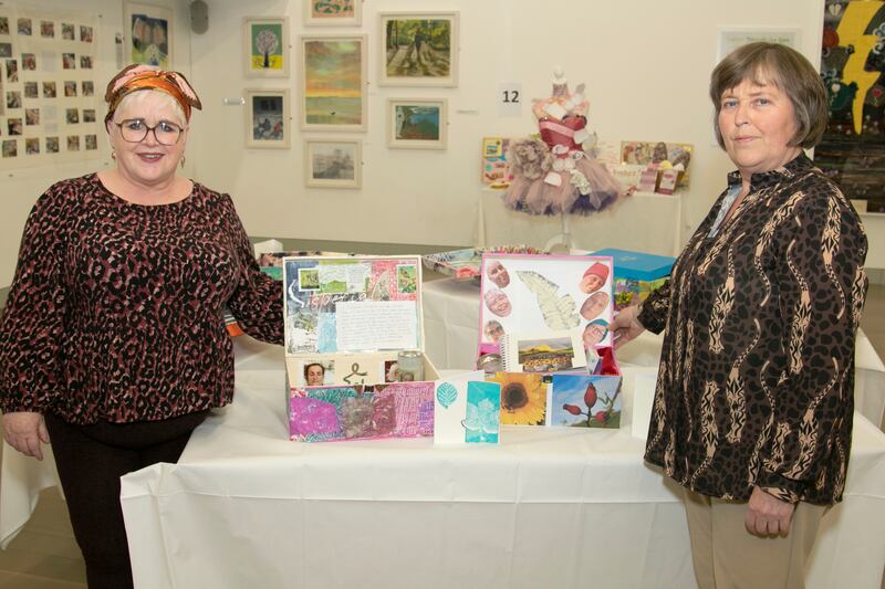 Omagh-based Care for Cancer members created decorative wooden boxes